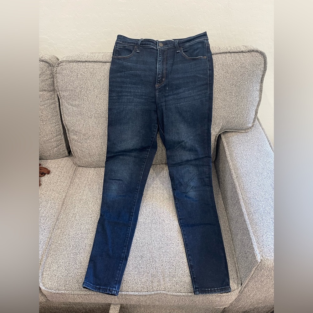 Abercrombie and Fitch Super Skinny High Rise Dark Wash Jeans